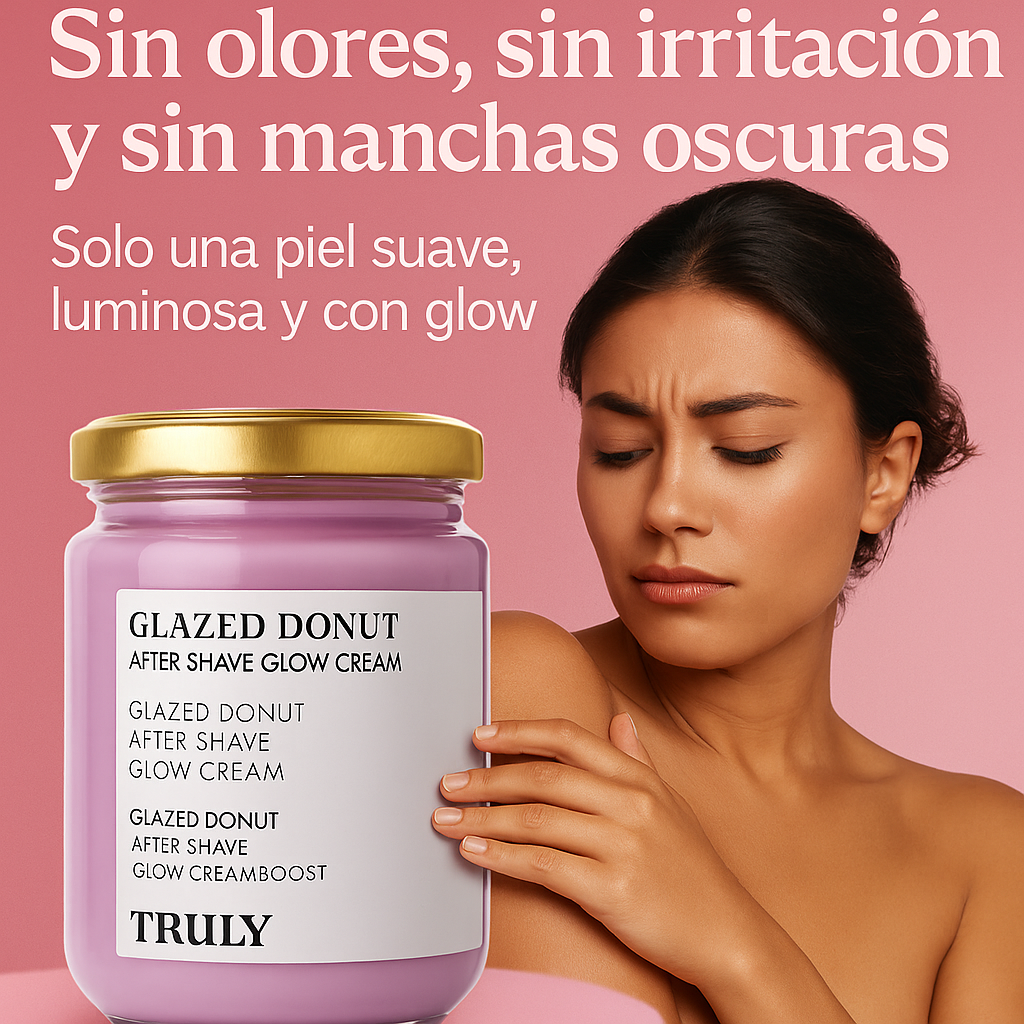 GLAZED DONUT TRULY - SIN MAL OLOR, IRRITACION, NI ZONAS OSCURAS🧴🤍✨