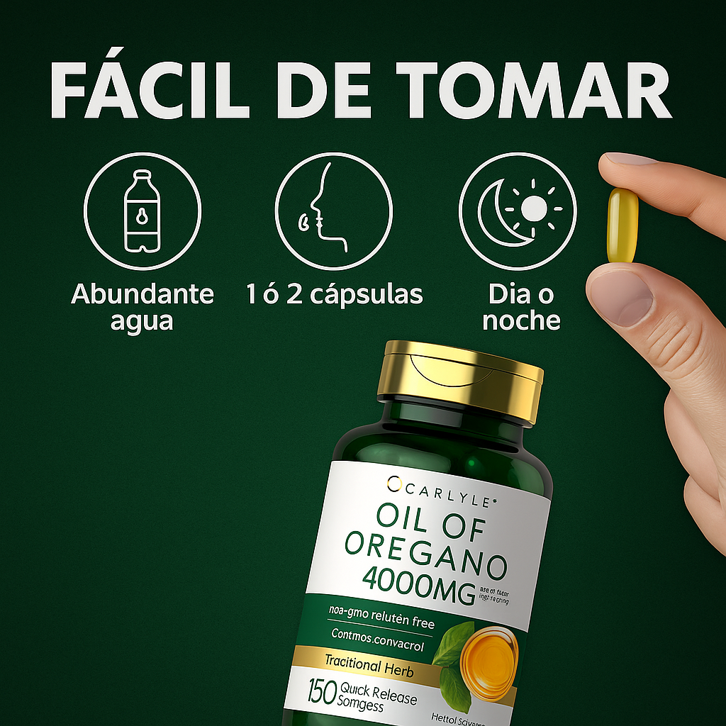 Orégano Carlyle - Chao Gases e Hinchazón por Bacterias 🦠🧑🏻⚕️