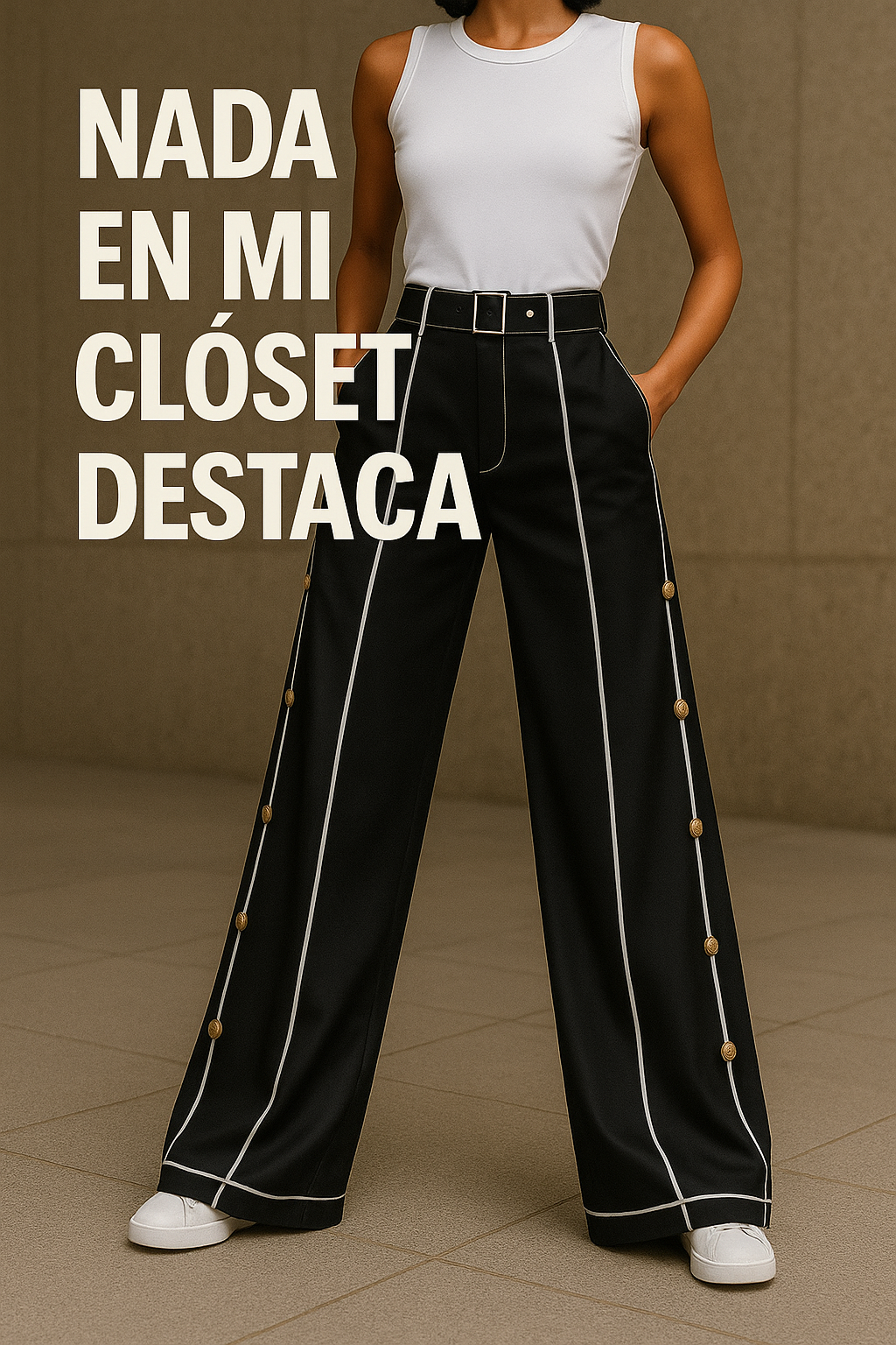 Pimienta Negra - Pantalón Oversize ⚫👖✨