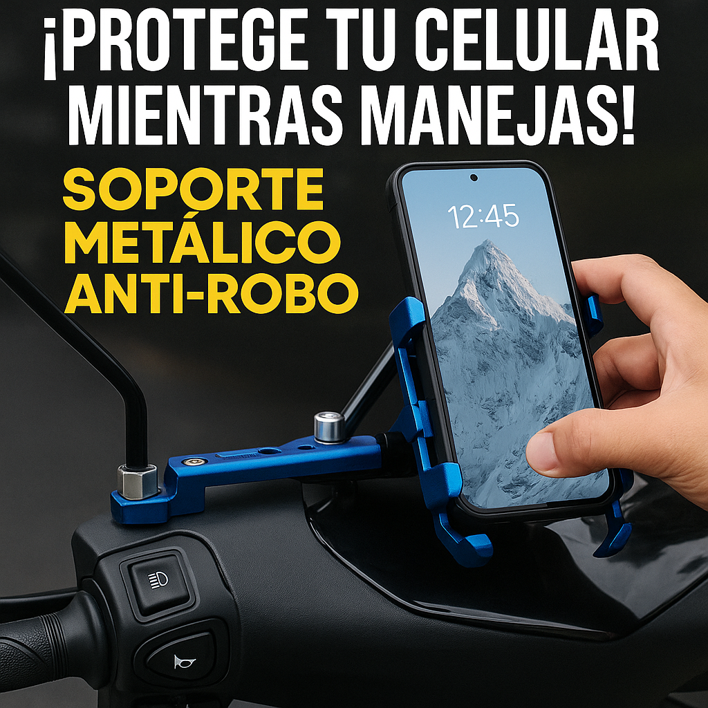 Mecanismo Metálico de Soporte para Moto 🏍️✨