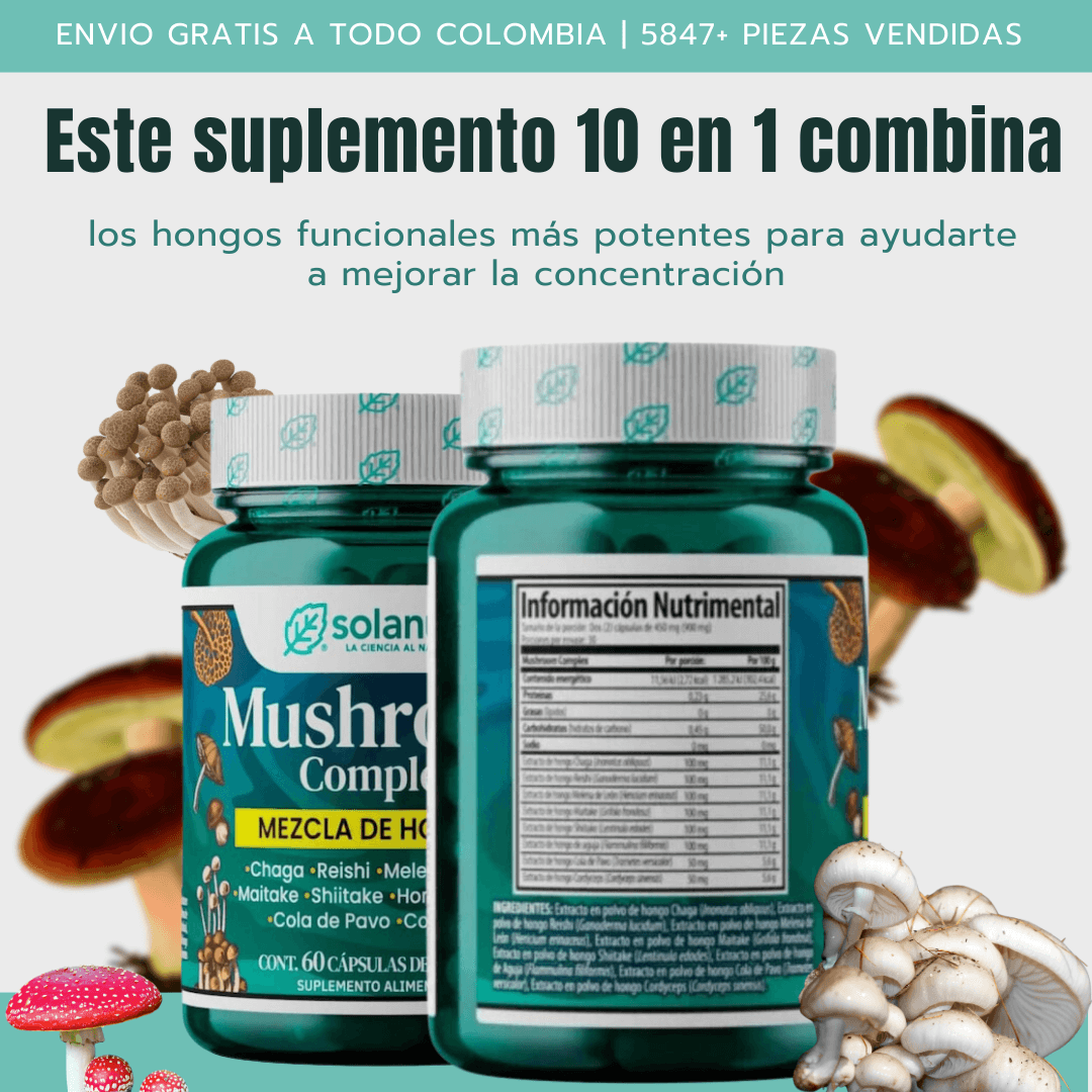 MUSHROOM COMPLEX 60 CAPSULAS