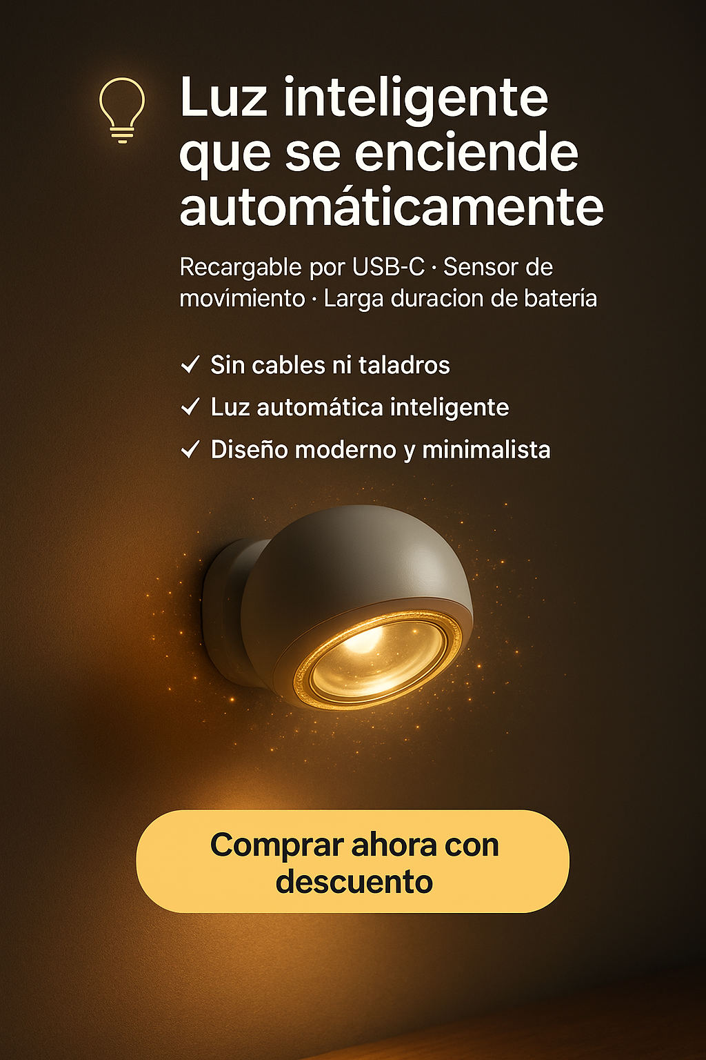 LightPod-⚡ Se enciende automáticamente y te simplifica la vida