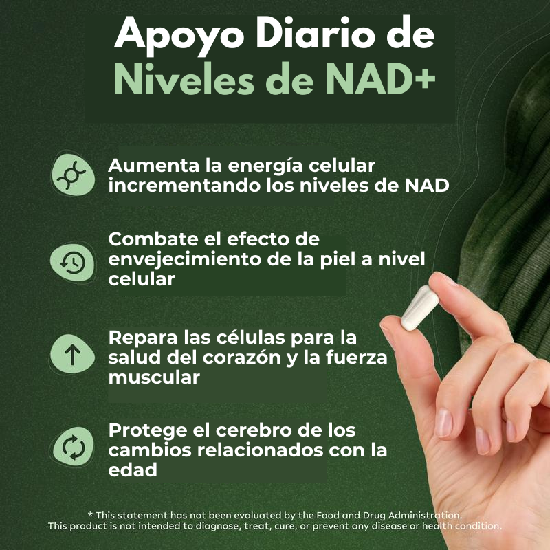 NAD® + de Alta Pureza Anti-Envejecimiento