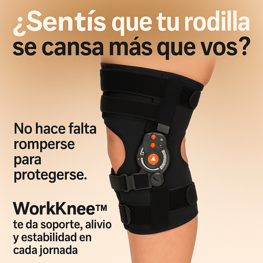 Rodillera WorkKnee - Rehabilitación Avanzada 🦵🏻🧑🏻⚕️✨