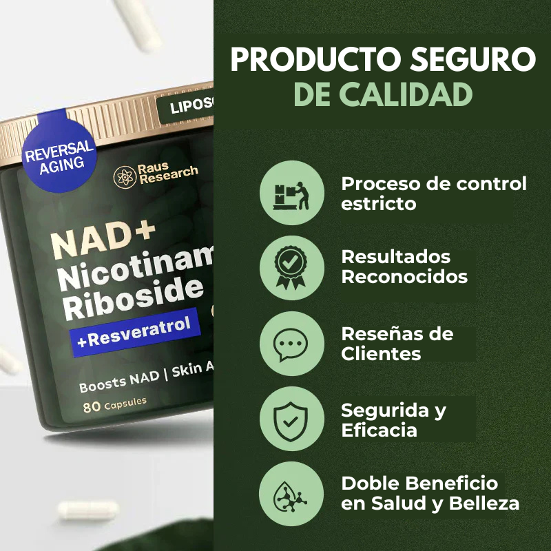 NAD® + de Alta Pureza Anti-Envejecimiento