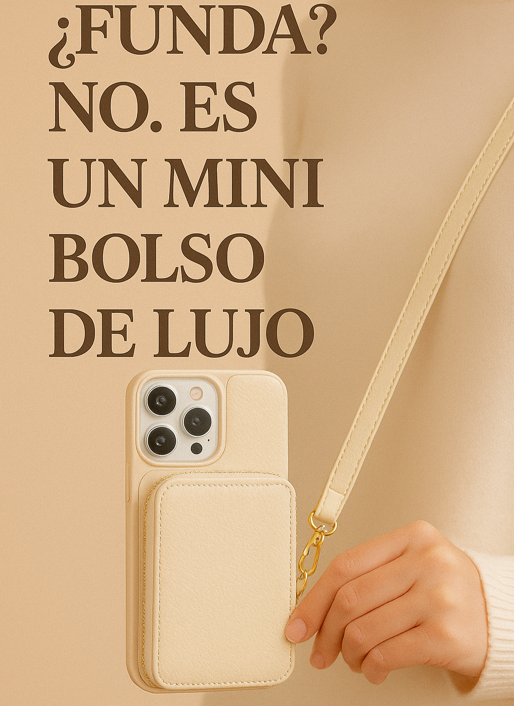 Funda Para IPhone de Lujo - Bolso Billetera