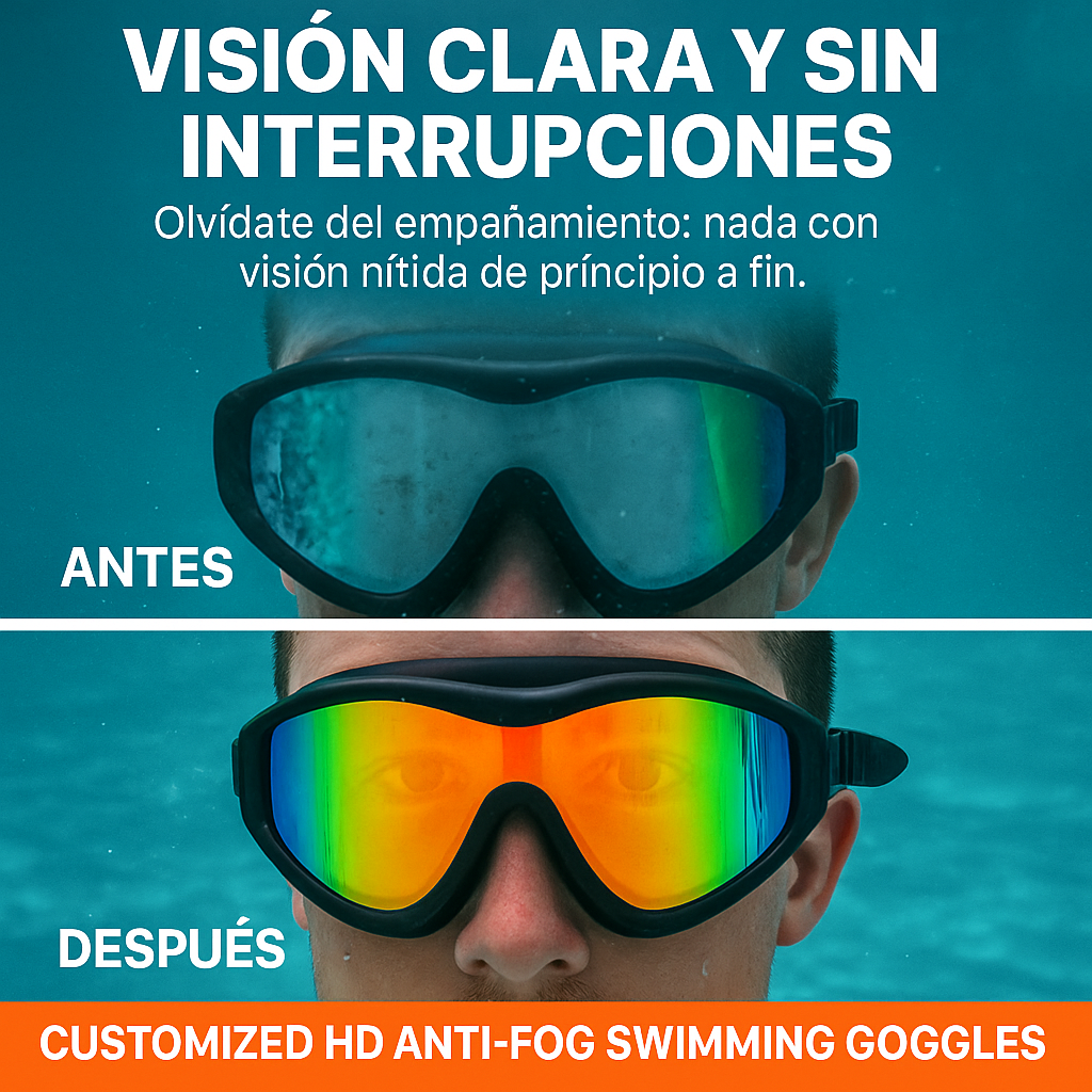 GAFAS CUSTOM HD - NATACION 🤽🏻♀️🕶️🏊🏻♂️