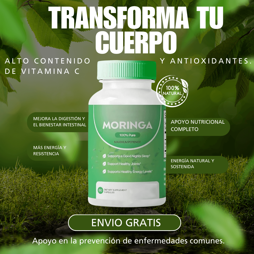 Moringa Total – Fuerza Natural en 60 Cápsulas
