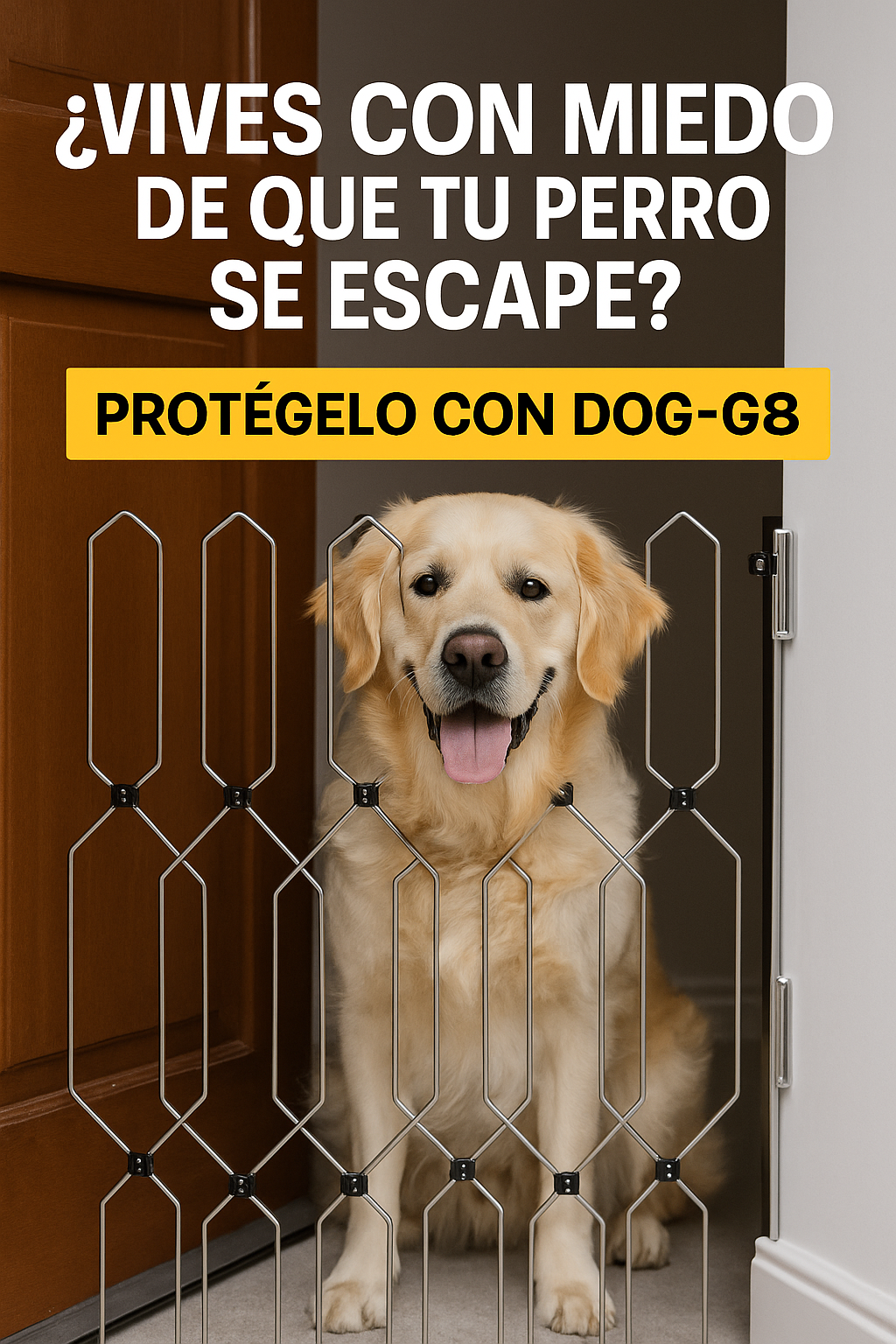 Rejilla De Seguridad Para Perros Plegable 🐶💨