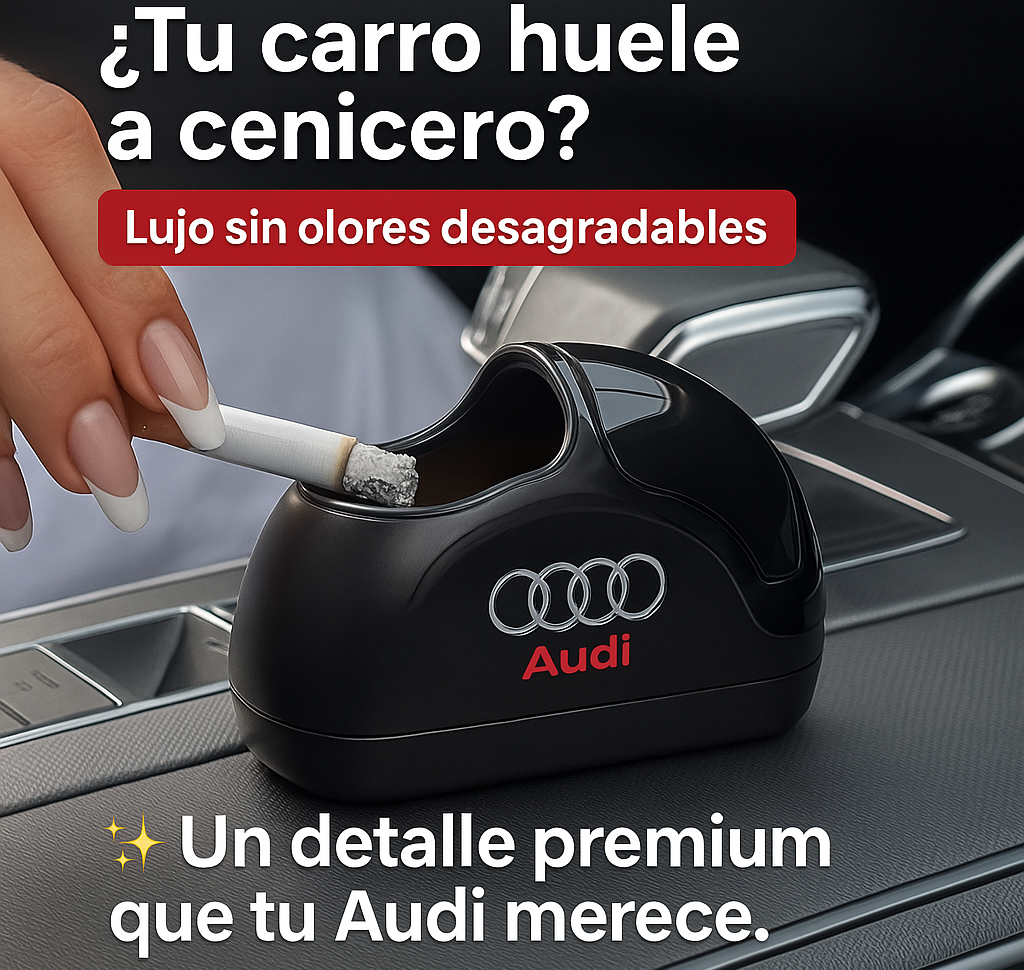 Cenicero Premium Para Auto 🚗🚬✨