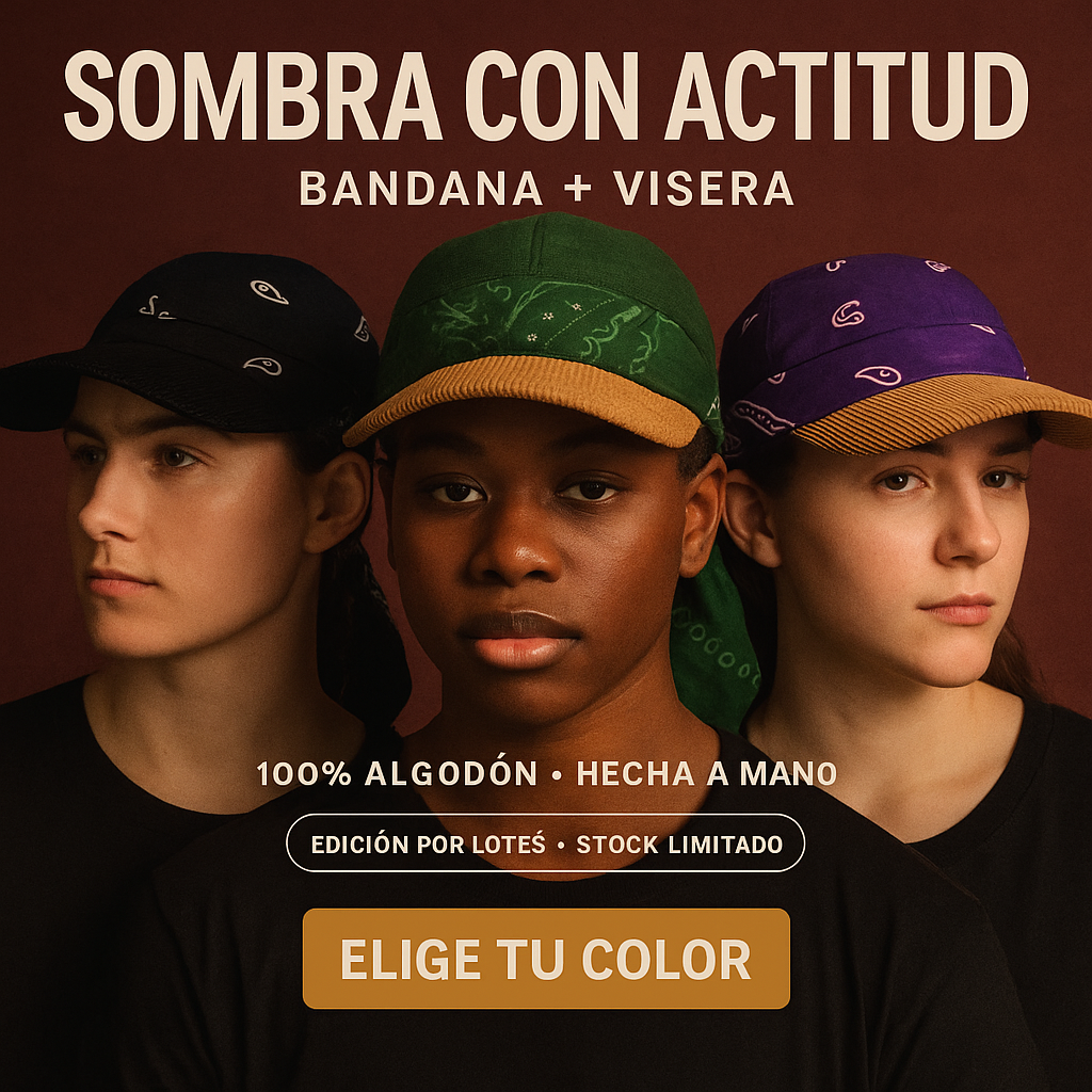 Gorra Pañoleta - 2 En 1 🧢✨