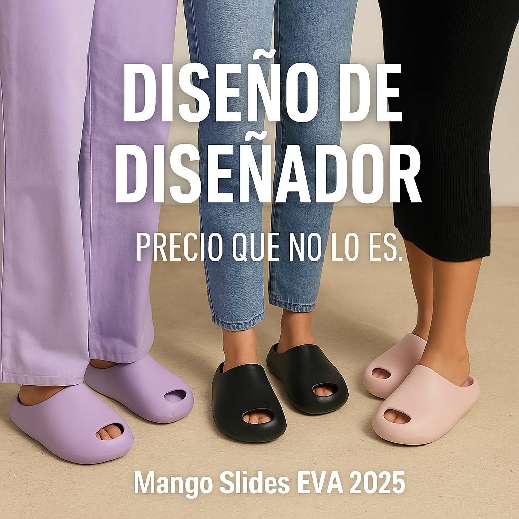 Mango Slippers Zapatillas Mujeres 🩴🩴💗
