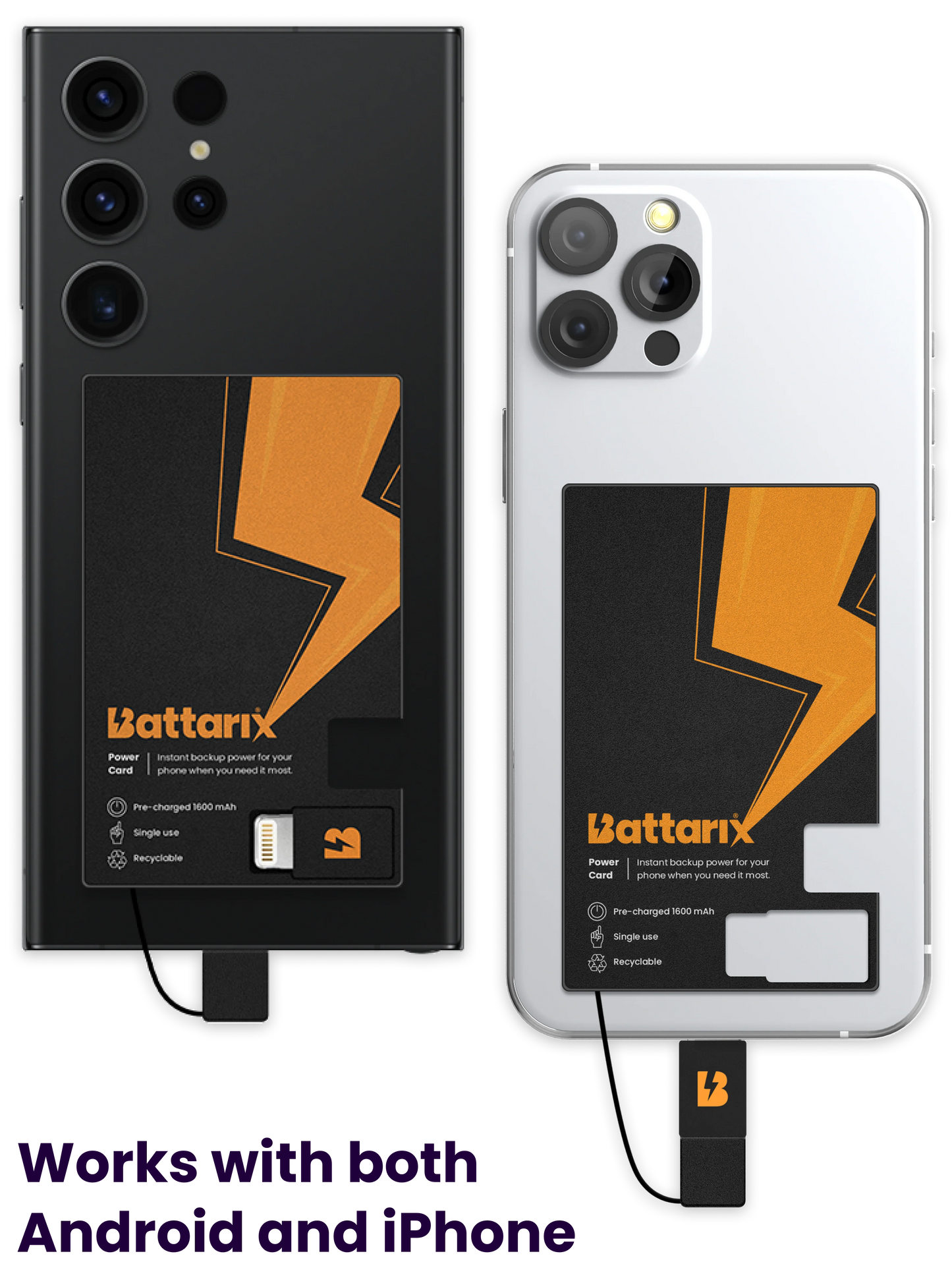 Tarjeta de poder Battarix - Bolsillo 🪫🔋📱✨