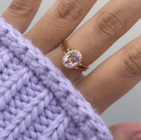 💫 Anillo Positivity Dúo 💍 Mágico Vibra alto con doble energía en un solo giro