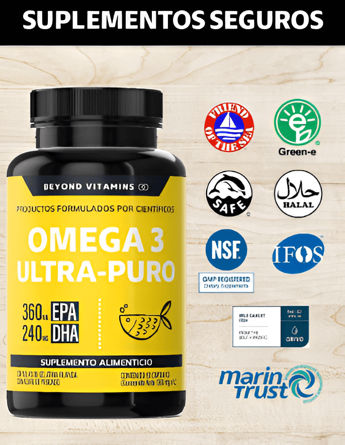 🦈 Omega 3 Ultra Puro Tu corazón❤️ y mente🧠 a otro nivel