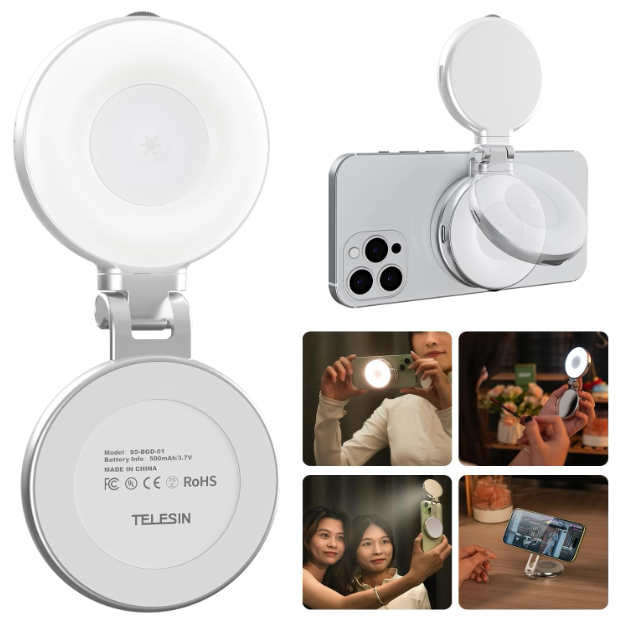 💡iLuminz Flip Pro — Luz envolvente magnética para cada ángulo