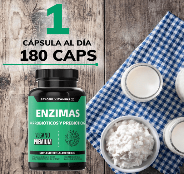 ✨ Enzimas Digestivas + Probióticos 💊 Bye Hinchazón & Malestar