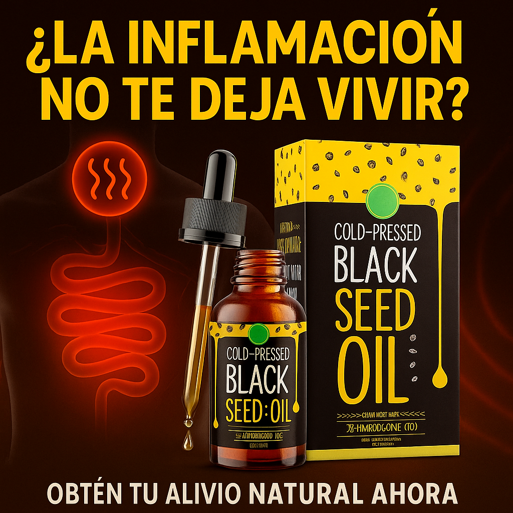 Aceite de Semilla Negra - Anti inflamatorio Estomacal 🦠🧫✨