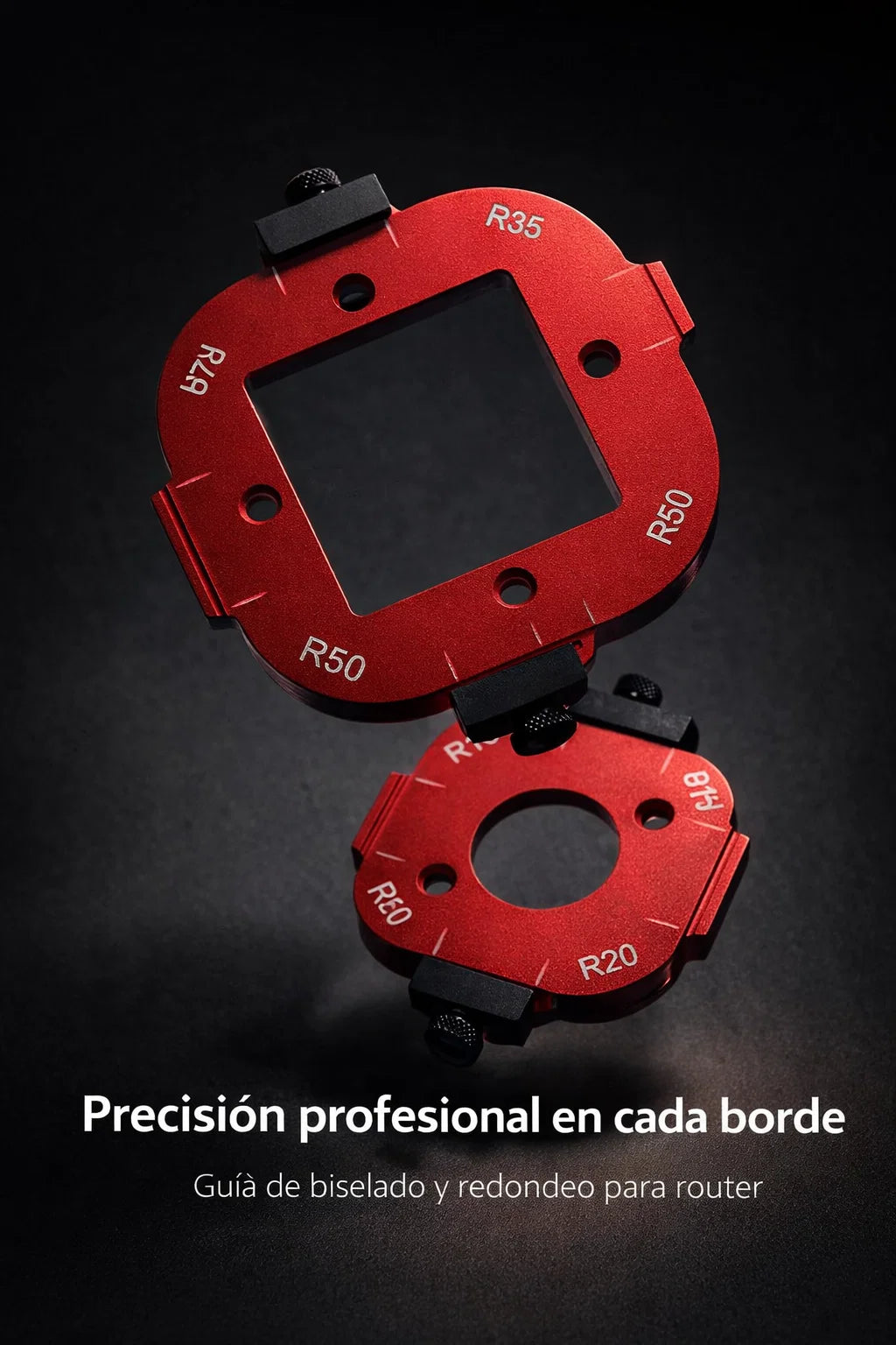 Máquina de corte 10-25R, plantilla de filete de corte para carpintería🛠️🪵