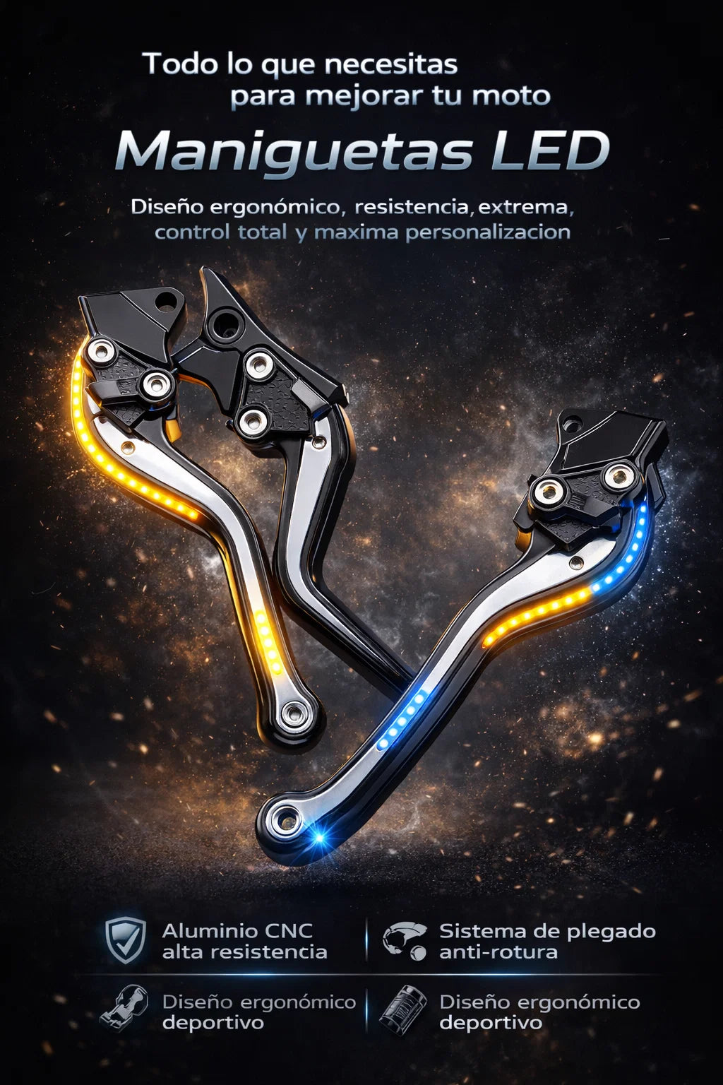 Maniguetas LED-⚡Universales