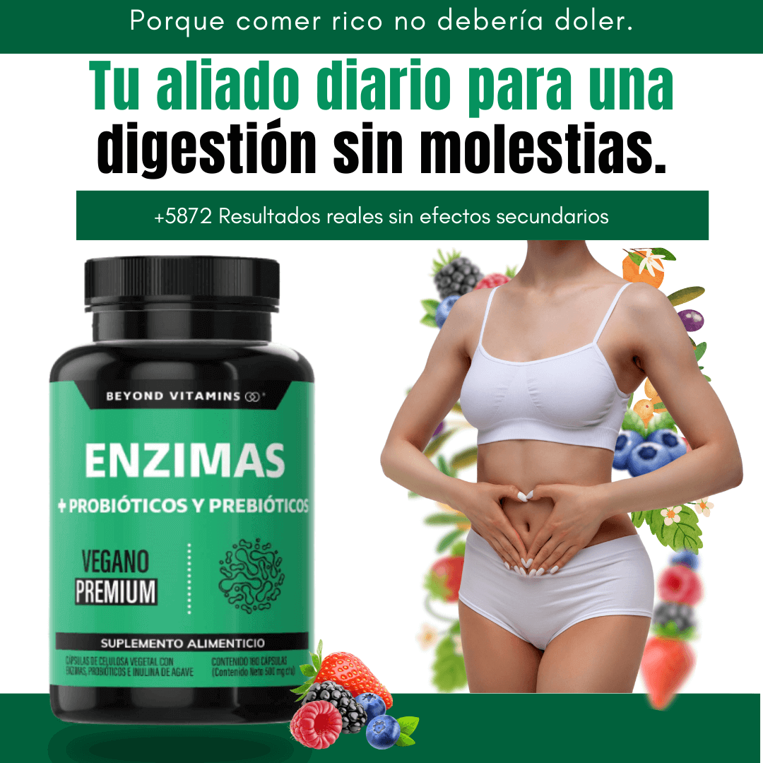 Enzimas Digestivas + Probióticos 60 cap