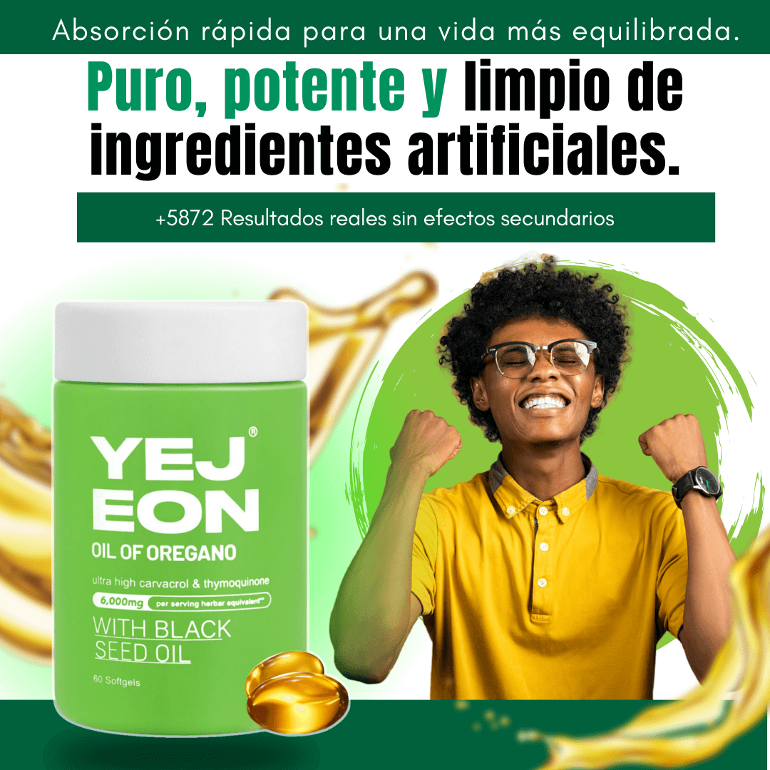 YEJ EON | ACEITE DE OREGANO 60 CAPSULAS