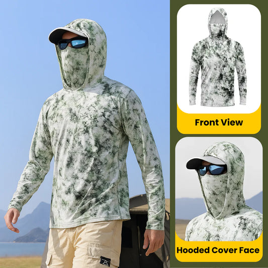 Hoodie Aventura UV 360°-🌬️ Diseñado para mantener tu piel fresca y protegida