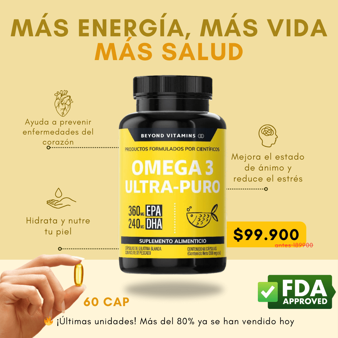 Omega 3 Premium 1000mg |- 60 Cápsulas