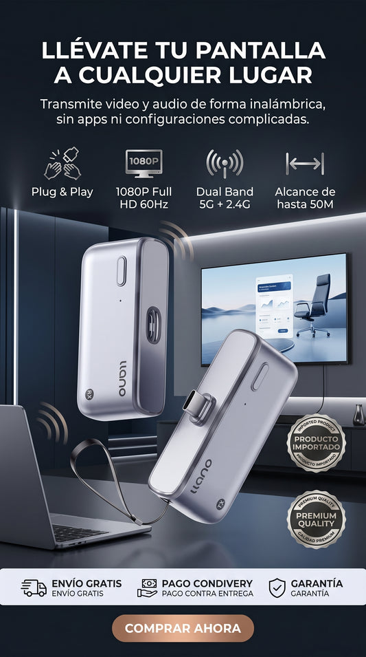 Conector HDMI Inalámbrico Pro 4K
