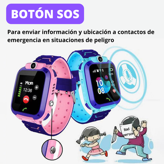 Reloj Protector Infantil - Con GPS y Cámara