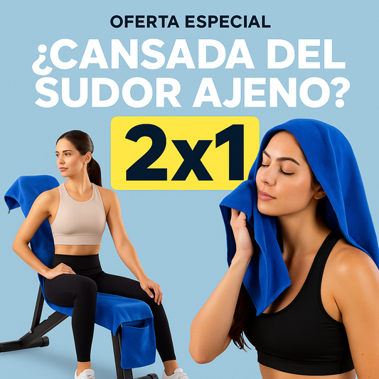 TOALLA DE GIMNASIA CON CAPUCHA - COMBO X2