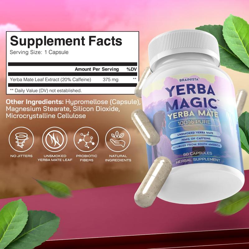 Yerba Magic | Cápsulas de Yerba Mate | 60 Cápsulas