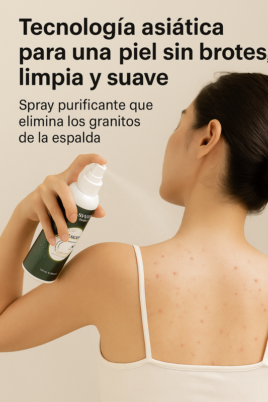 SIAYZU SPRAY - ELIMINA GRANOS EN TU ESPALDA 🦠✨❤️‍🩹