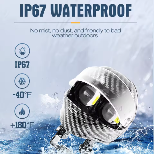 Casco de motocicleta Focos Luz LED