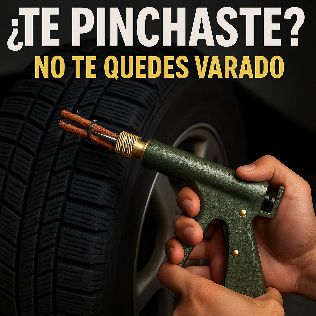 Kit de Pistola Para Despinchar - Seguridad Al Instante 🚗🏍️🔫