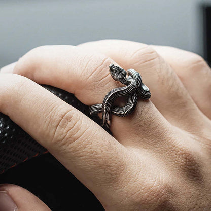 Anillo Serpiente - Joya Ajustable Única