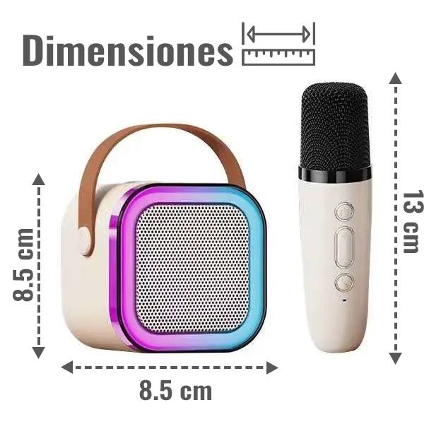 CantaParty - Karaoke Bluetooth con Parlante RGB