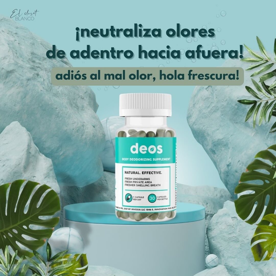 DEOS Suplemento desodorante interno