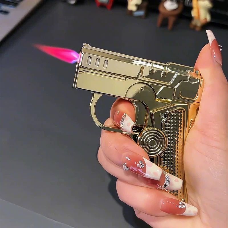 GoldGun™ – Encendedor Giratorio de Lujo