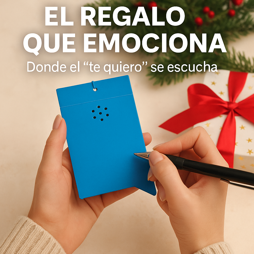 VoiceGift – Tarjeta grabable de Voz Para Fechas Especiales 📅🎙️✨