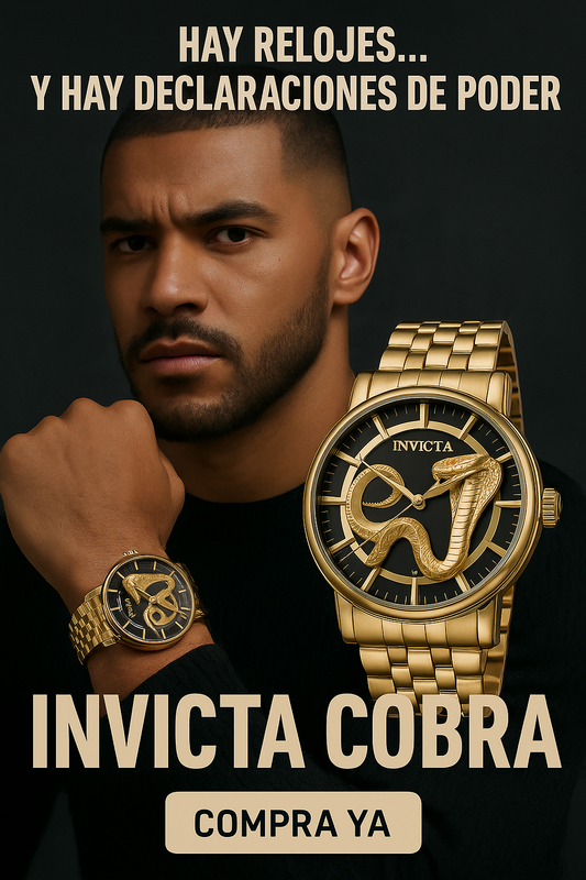 Reloj Cobra Gold ⌚🐍☀️✨