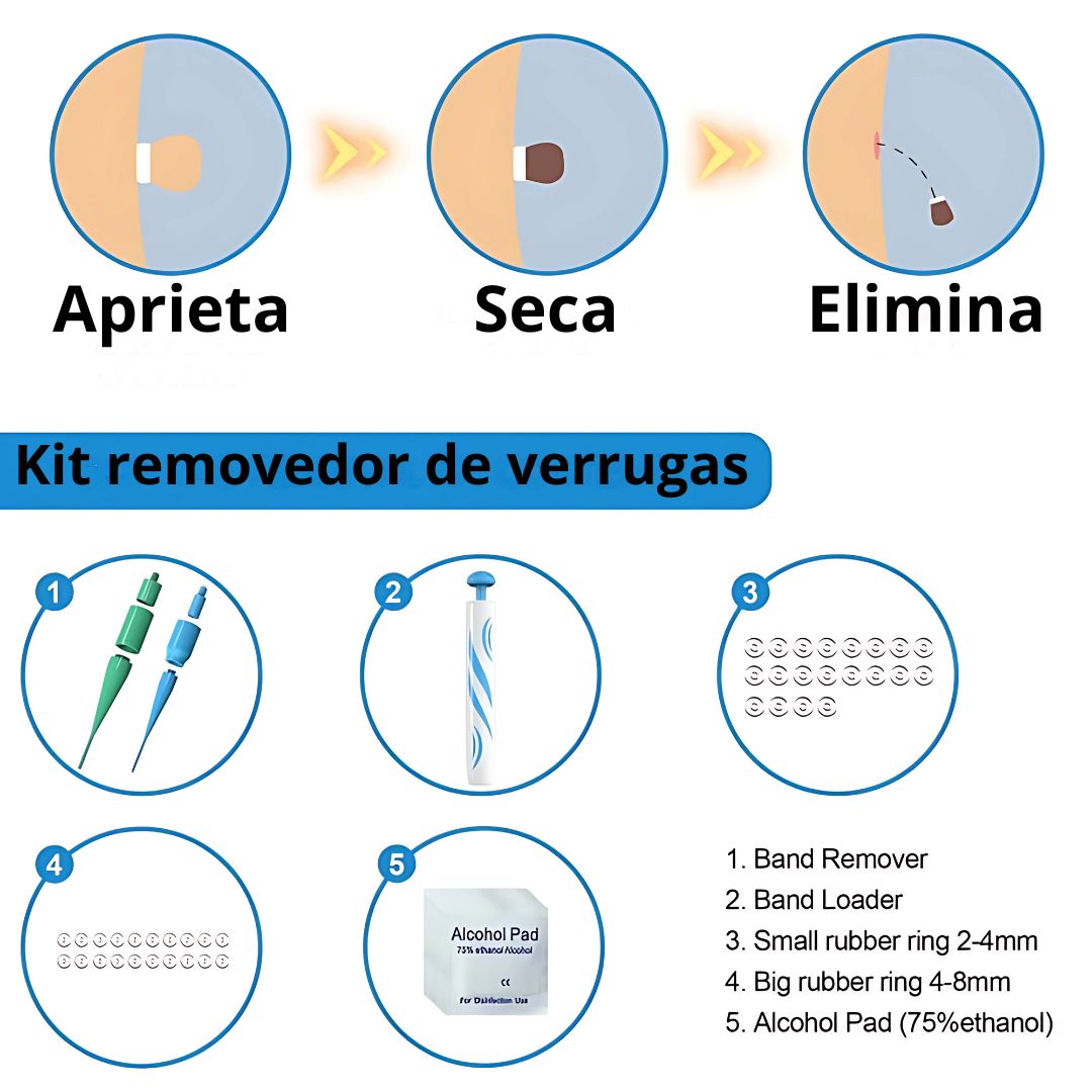 Borra Lunares - Solución Segura en Casa x 40 Bandas