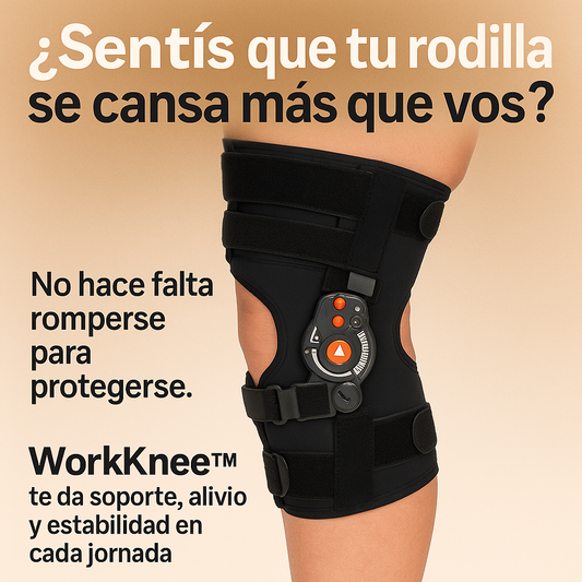 Rodillera WorkKnee - Rehabilitación Avanzada 🦵🏻🧑🏻‍⚕️✨
