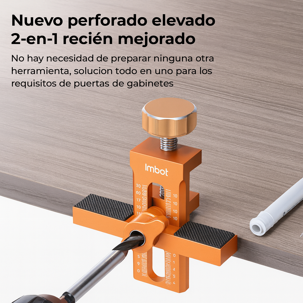 Taladro Guía de Precisión-📌 Precisión asegurada: cada perforación queda exactamente donde debe ir