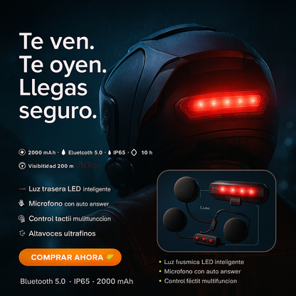 AURICULARES MAGNÉTICOS PARA CASCO DE MOTO🏍