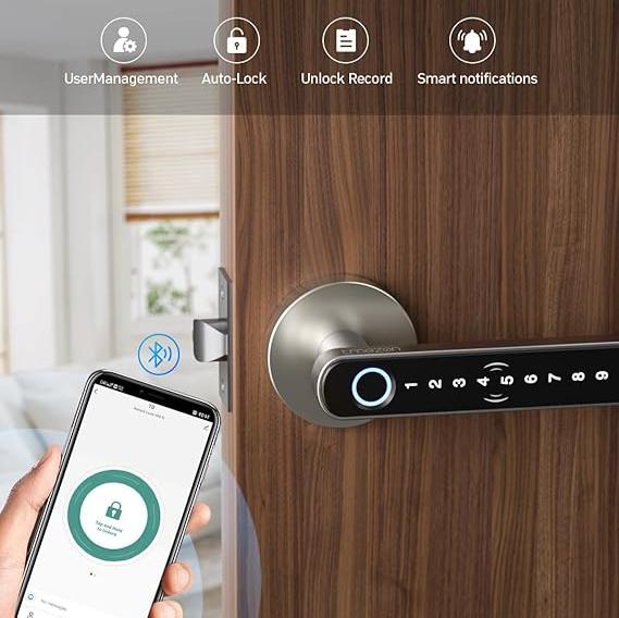 Cerradura Segura 🔐Con Huella y App Inteligente