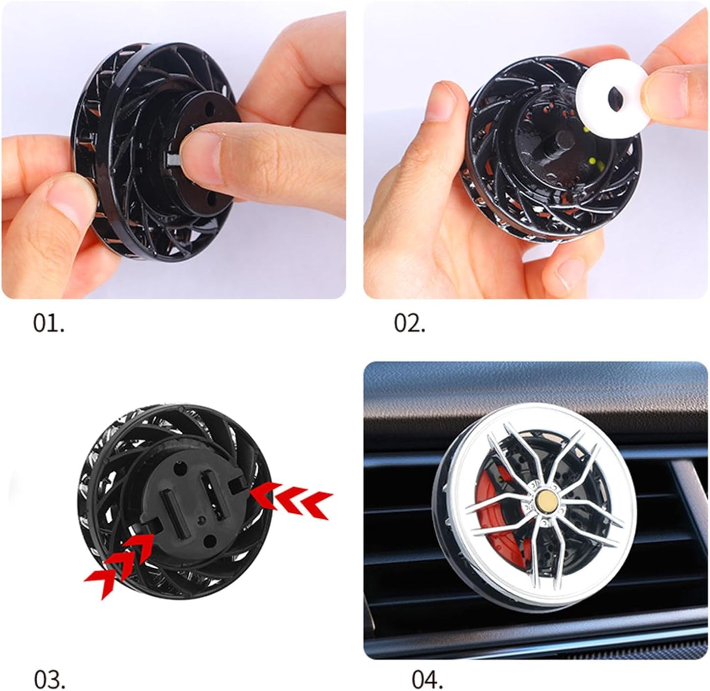 AeroRim™ – Ambientador Giratorio Deportivo x2