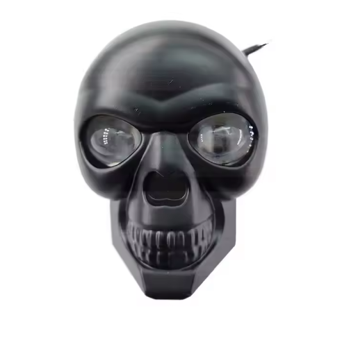 4 Exploradoras Led Laser Bicolor Calavera/moto🏍