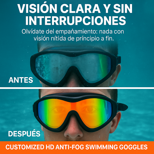 GAFAS CUSTOM HD -  NATACION 🤽🏻‍♀️🕶️🏊🏻‍♂️