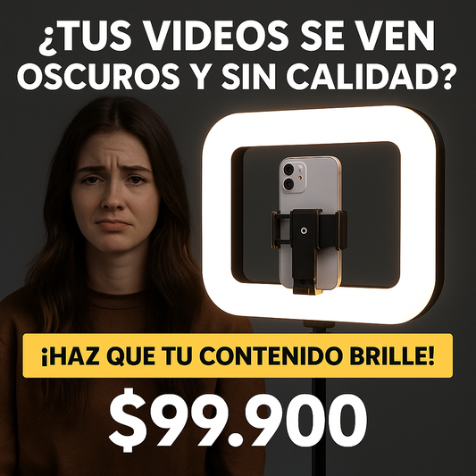 ☀️📱Anillo de Luz LED Para Celular 📱☀️